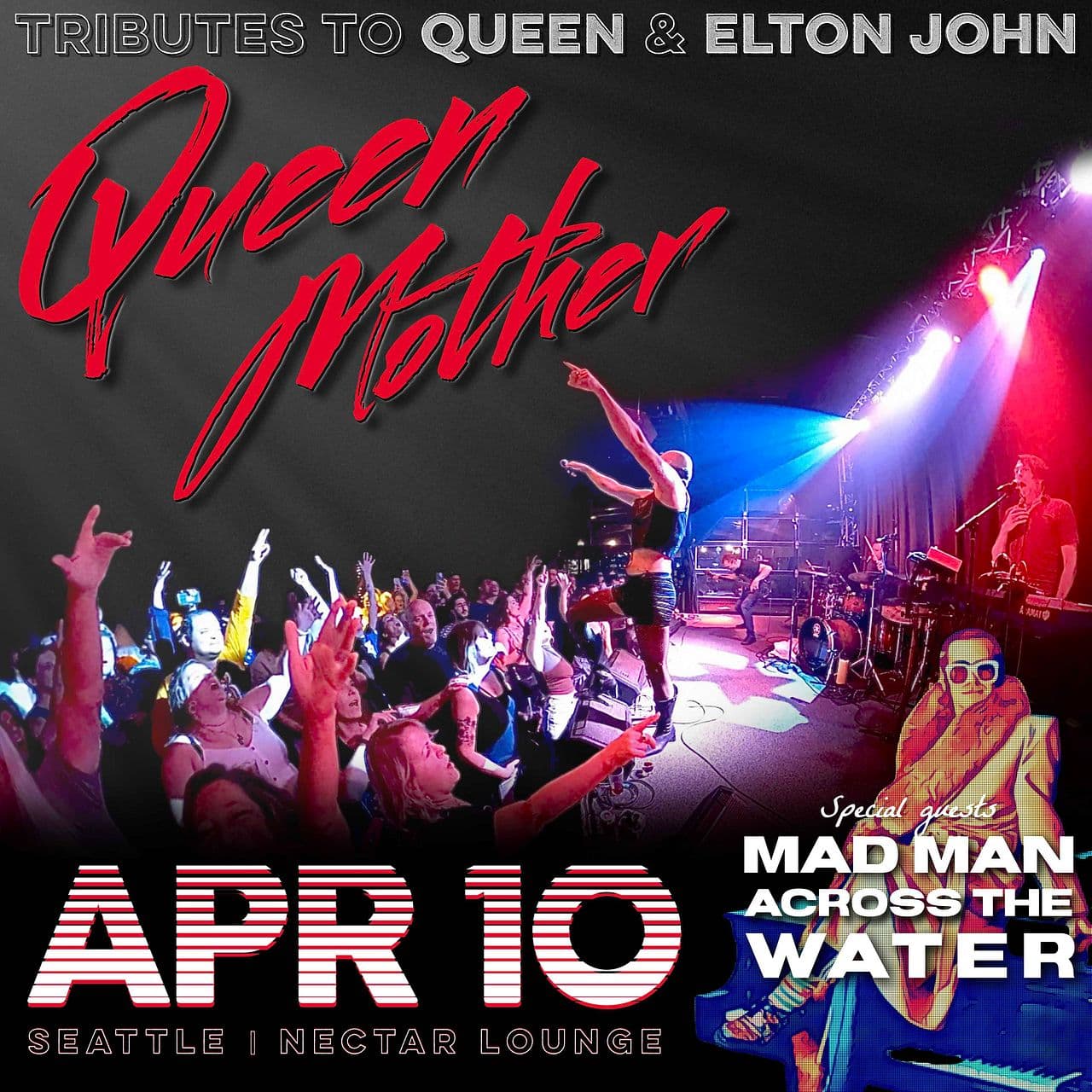 QUEEN MOTHER with Madman Across The Water