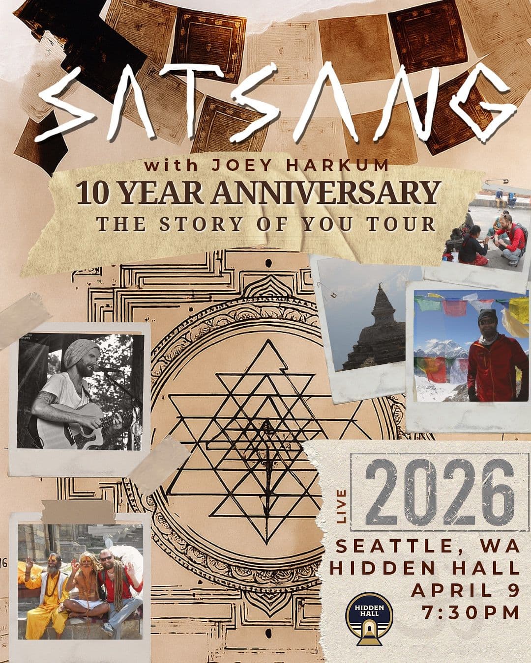 SATSANG (solo) with guest Joey Harkum (solo)